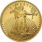 25 Dollars - Charles III St. Gaudens Double Eagle, Cook Islands, 2023 reverse image