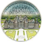 25 Dollars - Charles III Château De Chambord, Cook Islands, 2024 reverse image