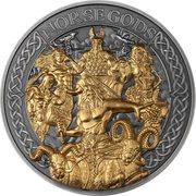 25 Dollars - Charles III Norse Gods, Cook Islands, 2024 reverse image