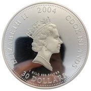 30 Dollars - Elizabeth II Three Monkeys obverse image