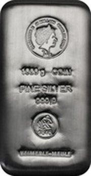 30 Dollars - Elizabeth II Silver Bar obverse image