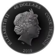 40 Dollars - Elizabeth II Moonlanding obverse image