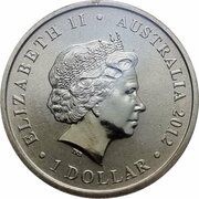 1 Dollar - Elizabeth II 4th Portrait - Year of the Dragon obverse image