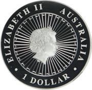 1 Dollar - Elizabeth II 4th Portrait - Opal Koala obverse image
