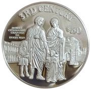 50 Dollars - Elizabeth II 3rd Century, Cook Islands, 1997 reverse image