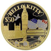 50 Dollars - Elizabeth II Kitty and Daniel, Cook Islands, 2009 reverse image