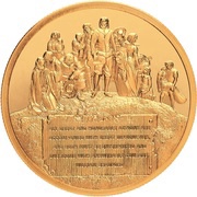 50 Dollars - Elizabeth II Mayflower, Cook Islands, 2020 reverse image
