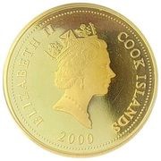 60 Dollars - Elizabeth II Year of the Millennium Dragon obverse image