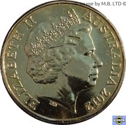 1 Dollar - Elizabeth II 4th Portrait - Australian Men's Open obverse image