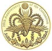 100 Dollars - Elizabeth II Coronation Anniversary, Cook Islands, 2009 reverse image