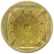 100 Dollars - Elizabeth II Temple of Heaven, Cook Islands, 2015 reverse image