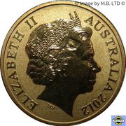 1 Dollar - Elizabeth II 4th Portrait - Zoo Series - Asian Elephant obverse image