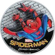 100 Dollars - Elizabeth II Spider-Man Homecoming, Cook Islands, 2017 reverse image