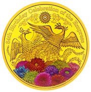 100 Dollars - Elizabeth II 84th Birthday of the Empress, Cook Islands, 2018 reverse image