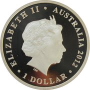 1 Dollar - Elizabeth II 4th Portrait - Australian Olympic Team obverse image