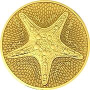 100 Dollars - Elizabeth II Gold Star, Cook Islands, 2021 reverse image