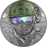 100 Dollars - Elizabeth II Special Forces, Cook Islands, 2022 reverse image