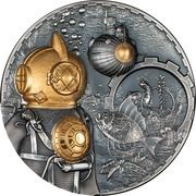100 Dollars - Charles III Nautilus, Cook Islands, 2024 reverse image