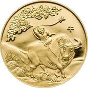 200 Dollars - Elizabeth II Year of the Ox, Cook Islands, 2009 reverse image