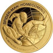 200 Dollars - Elizabeth II Spider-Man, Cook Islands, 2017 reverse image