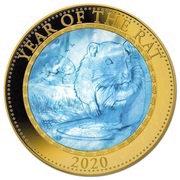 200 Dollars - Elizabeth II Year of the Rat, Cook Islands, 2020 reverse image