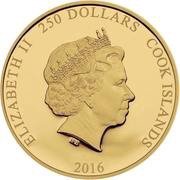250 Dollars - Elizabeth II Pope Francis 80th Birthday obverse image