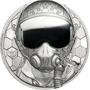 250 Dollars - Elizabeth II Fighter Pilot, Cook Islands, 2020 reverse image