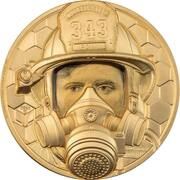 250 Dollars - Elizabeth II Firefighter, Cook Islands, 2021 reverse image