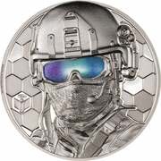 250 Dollars - Elizabeth II Special Forces, Cook Islands, 2022 reverse image