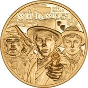 250 Dollars - Charles III Wild West, Cook Islands, 2024 reverse image