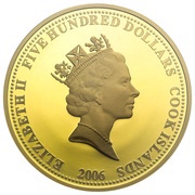 500 Dollars - Elizabeth II Jack Nicklaus obverse image