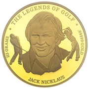 500 Dollars - Elizabeth II Jack Nicklaus, Cook Islands, 2006 reverse image