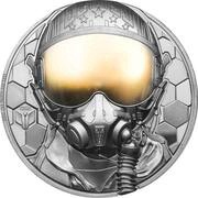 500 Dollars - Elizabeth II Fighter Pilot, Cook Islands, 2020 reverse image