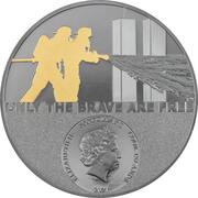 500 Dollars - Elizabeth II Firefighter obverse image
