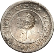 ½ Real Type VII Countermark obverse image