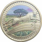 1 Dollar - Elizabeth II 4th Portrait - Young Collectors - Cheetah, Australia, 2012 reverse image