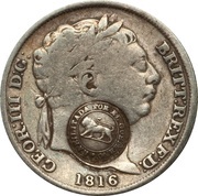 1 Real Type VII Countermark obverse image
