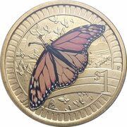 1 Dollar - Elizabeth II 4th Portrait - Young Collectors - Marathon Butterfly, Australia, 2012 reverse image