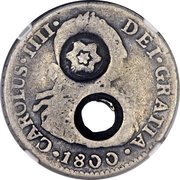 2 Reales Type I Countermark obverse image