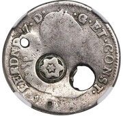 2 Reales Type I Countermark obverse image