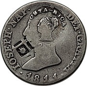 2 Reales Type III Counterstamp obverse image