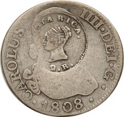 2 Reales Type III Counterstamp obverse image