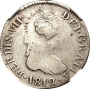 2 Reales Type III Counterstamp obverse image