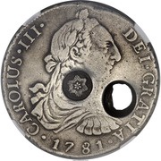 8 Reales Type I Countermark obverse image