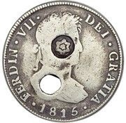 8 Reales Type I Countermark obverse image