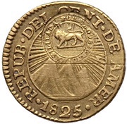 ½ Escudo Type VII Counterstamp obverse image