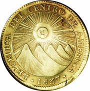 4 Escudos Type II Countermark reverse image