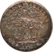 ⅛ Peso reverse image