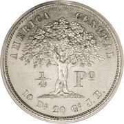 ¼ Peso reverse image