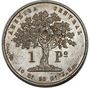 1 Peso Pattern reverse image